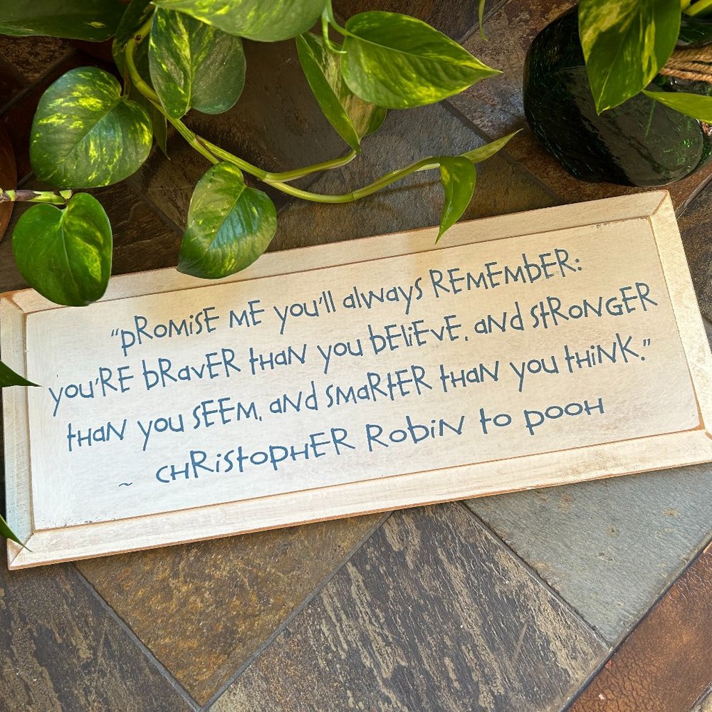 Winnie the Pooh Plaque (NEW) - Picture 11 of 13